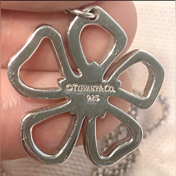 Tiffany & Co Hibiscus Sterling Silver Pendant Necklace - Picture 7 of 8